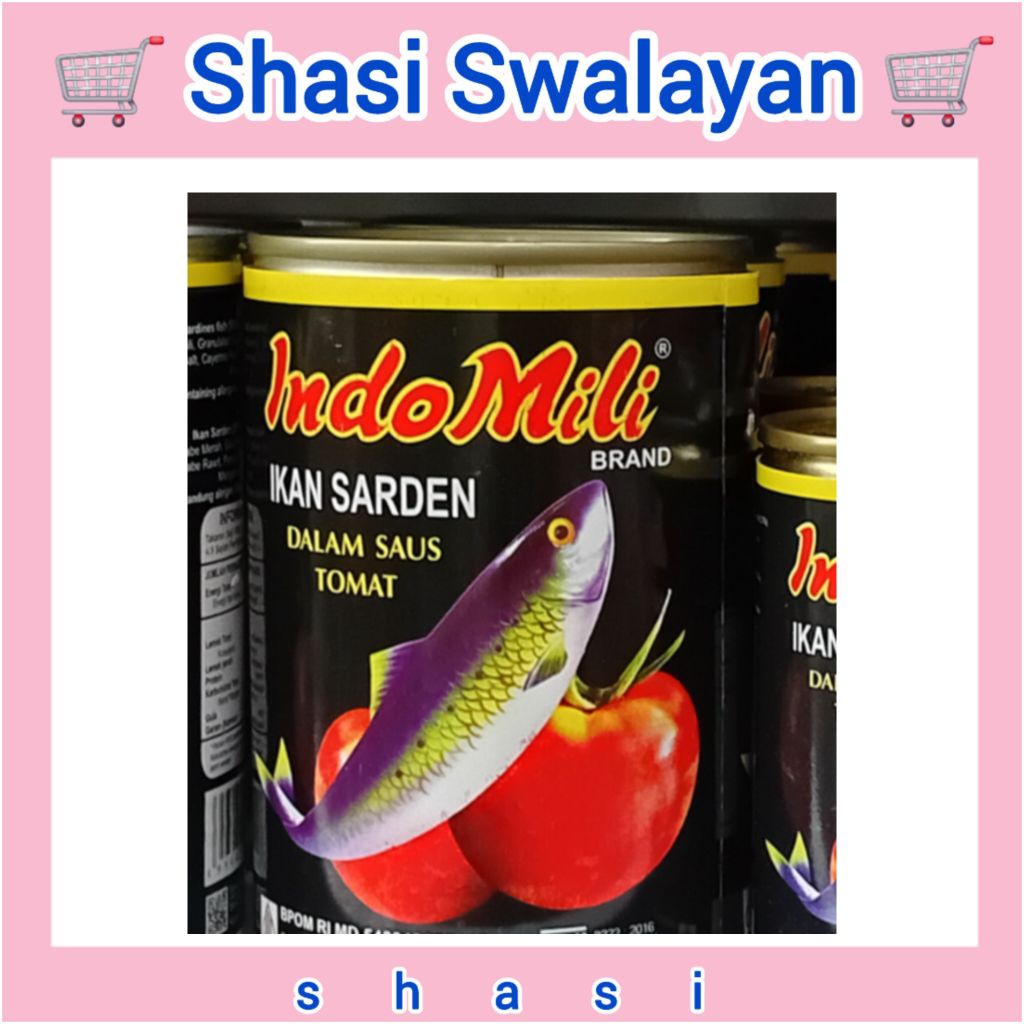 

IndoMili Sardines Kecil 155 gram - Ikan Sarden Saus Tomat