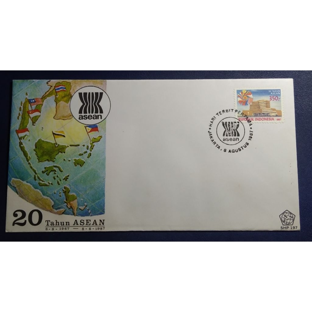 

Sampul Hari Pertama (SHP) 20 Tahun ASEAN 1987