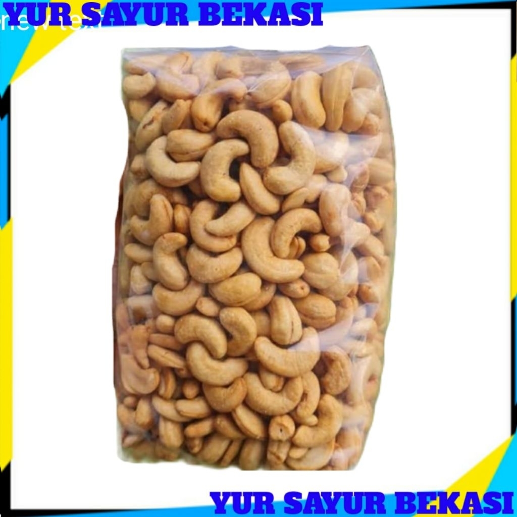 

Kacang Mede Utuh Matang 1kg Gurih Enak.