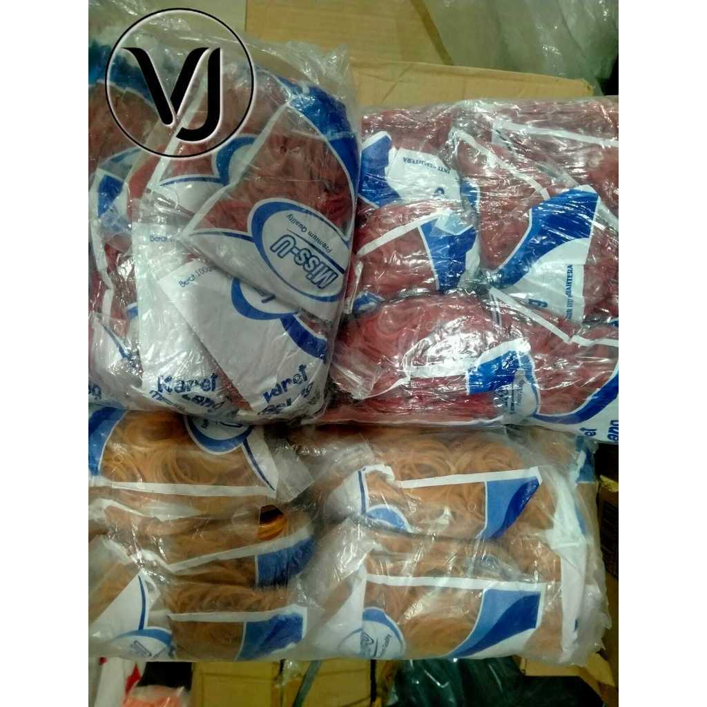 

Karet Gelang Miss-U Warna Merah & Kuning @100gr / Pack – Premium Quality