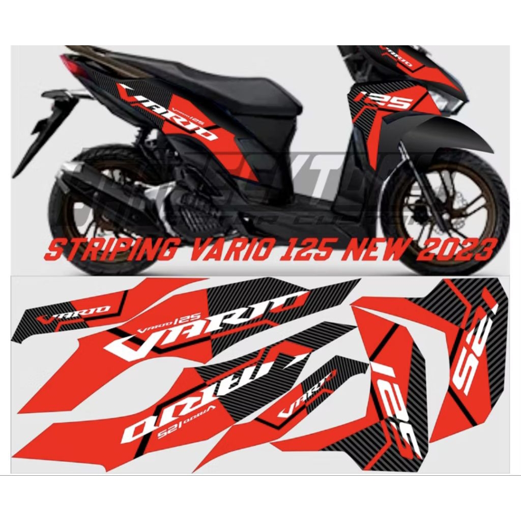Striping Vario 125 New 2023/Striping malaysia/Stiker Vietnam/Stiker Thailand/Vario 125 150