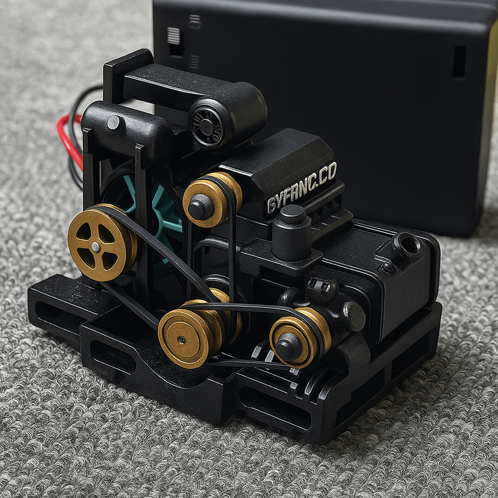 MINIATUR MESIN BUS 3D GYFINTOYS DIECAST SCALE 1:35 UNTUK SASIS BUS RKC PNP BISA NYALA DENGAN BATERAI