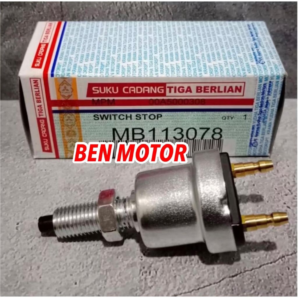 Stop Switch Swit Rem Stop MITSUBISHI COLT DIESEL PS100 COLT T120 T120SS L300 MB113078 ASLI - BEN MOB