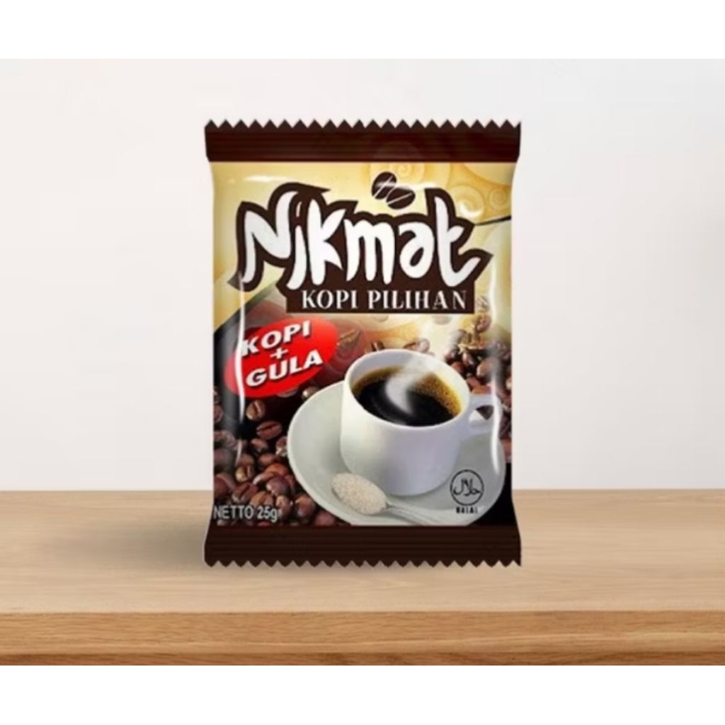 

Kopi Hitam NIKMAT Isi 20pcs, Manisnya Pass Dan Tidak Encer Kopi HITAM