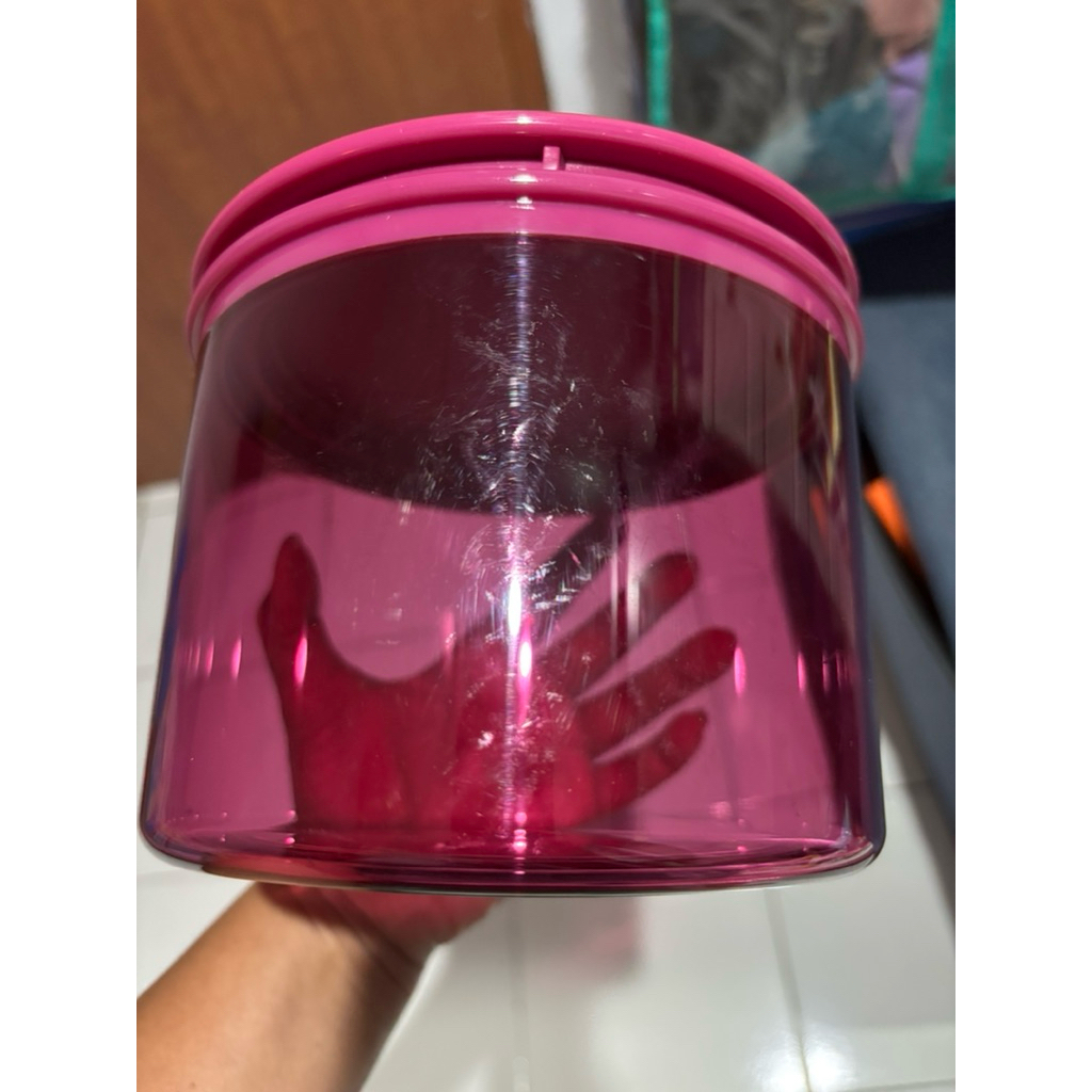 Harga sale baret penyimpanan 1Pcs Jolly keeper 1,7L tupperware - toples kristal(bahan polycarbonat),