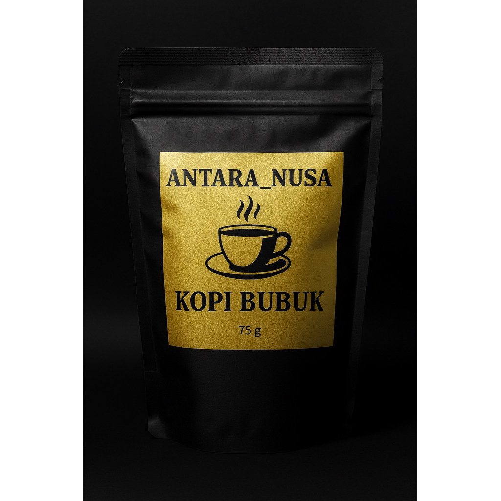 

Antara_Nusa 90% Kopi Bubuk Asli 10% rempah pilihan 75 Gram – Strong & Premium