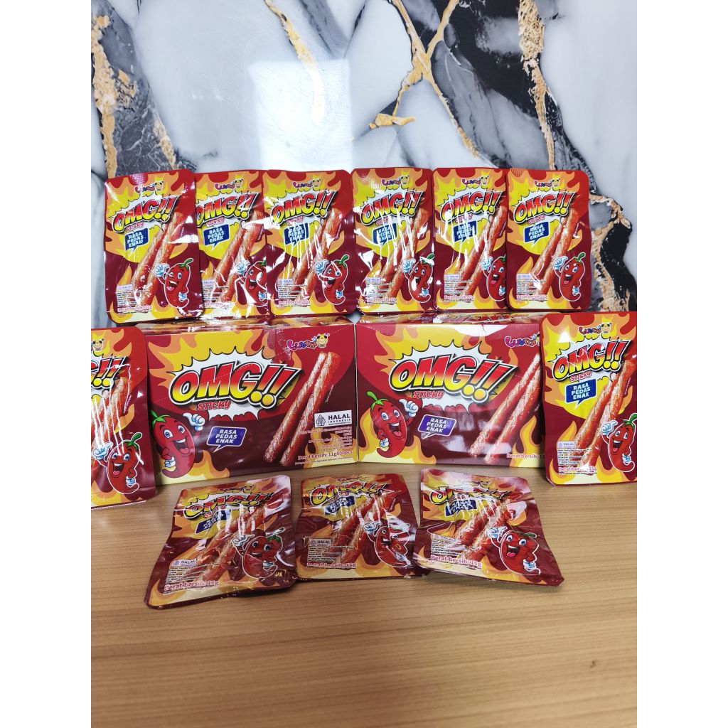 

JAJANAN VIRAL OMG STICK 1 PACK ISI 30 PCS