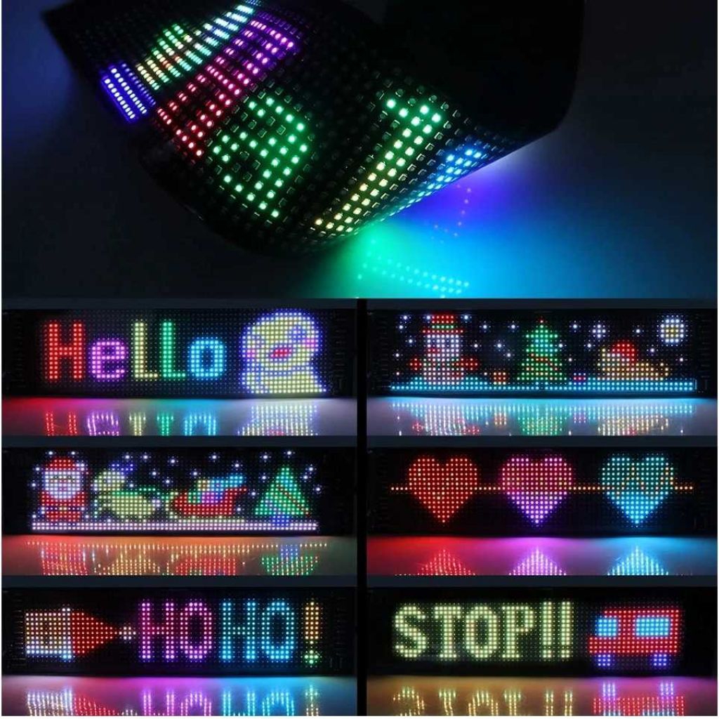 Wisciton LED Matrix Panel Bluetooth RGB Flexible Waterproof