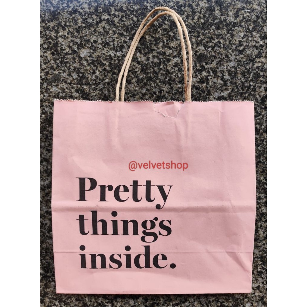 Paperbag Box Kardus Packaging Shopping Bag tas belanja exclusive branded premium SOCIOLLA Skincare B