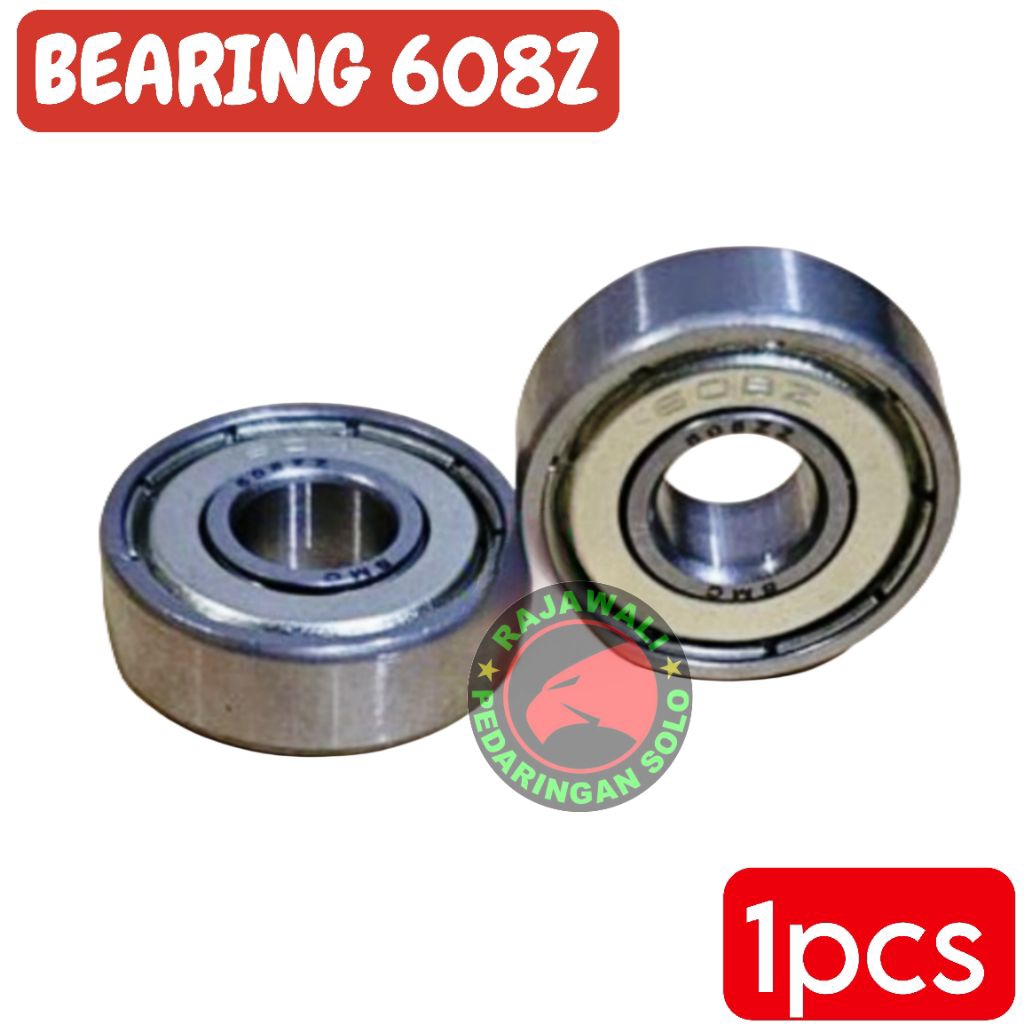 Bearing 608Z 1pcs - Bearing Kipas Angin - Bearing untuk as 8mm - Laker Kipas angin 608z