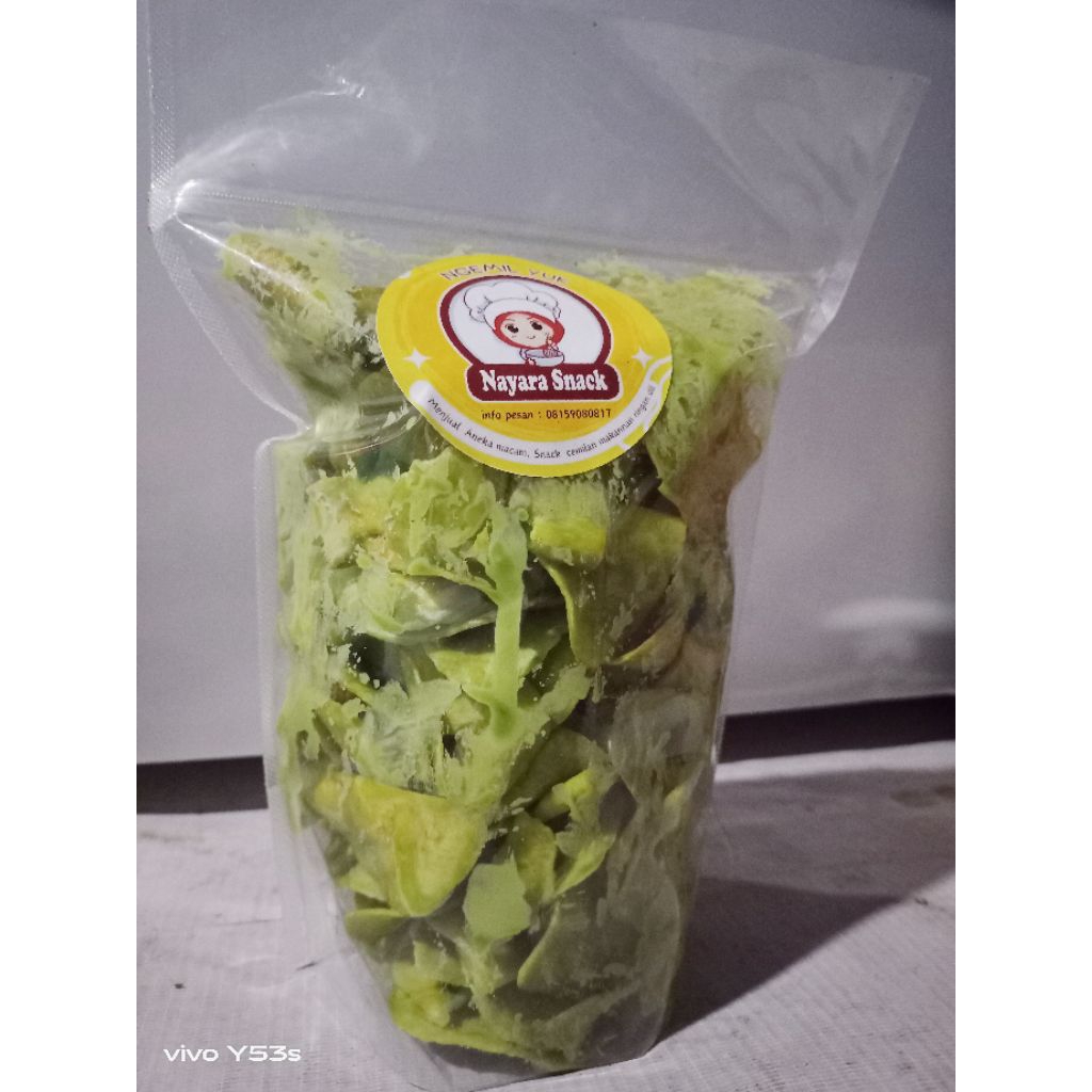 

Kripik pisang varian rasa matcha murah