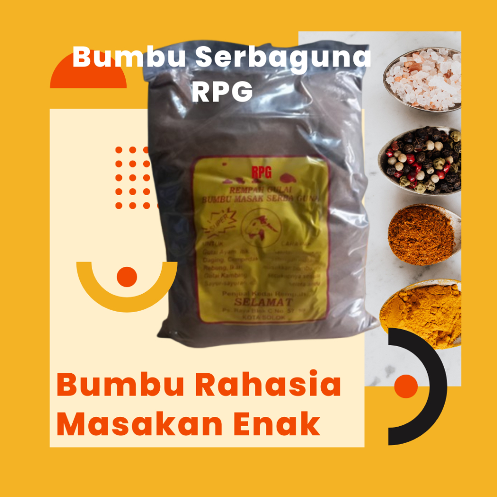 

Bumbu Serbaguna RPG Asli Solok 1kg