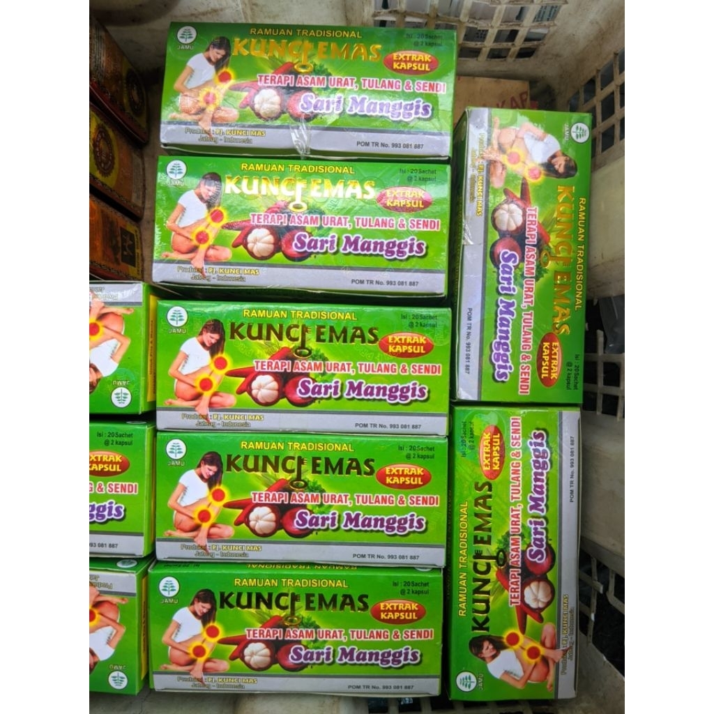 

KUNCI MAS SARI MANGGIS kapsul asam urat tulang & sendi