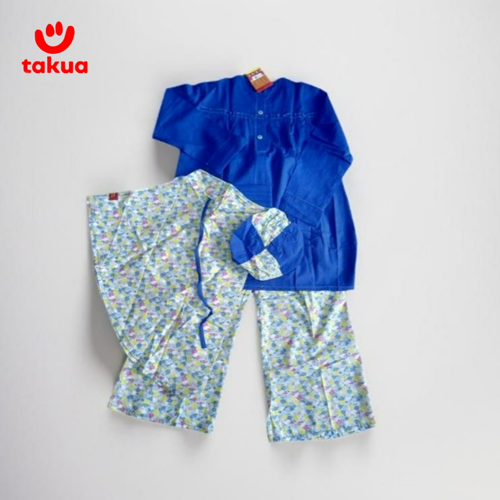 Serba Setelan Celana Kulot Anak Takua 01 Jumbo Setelan Kulot Atasan Biru Elektrik Cigaret Premium