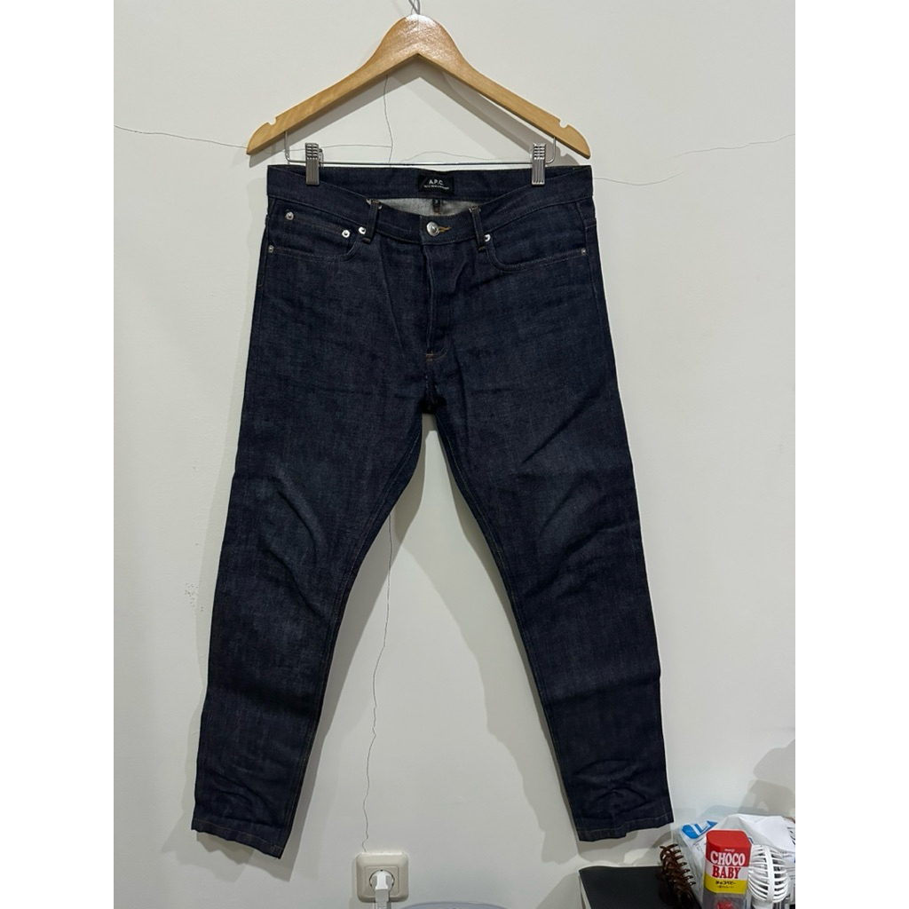 apc a.p.c selvedge denim indigo jeans