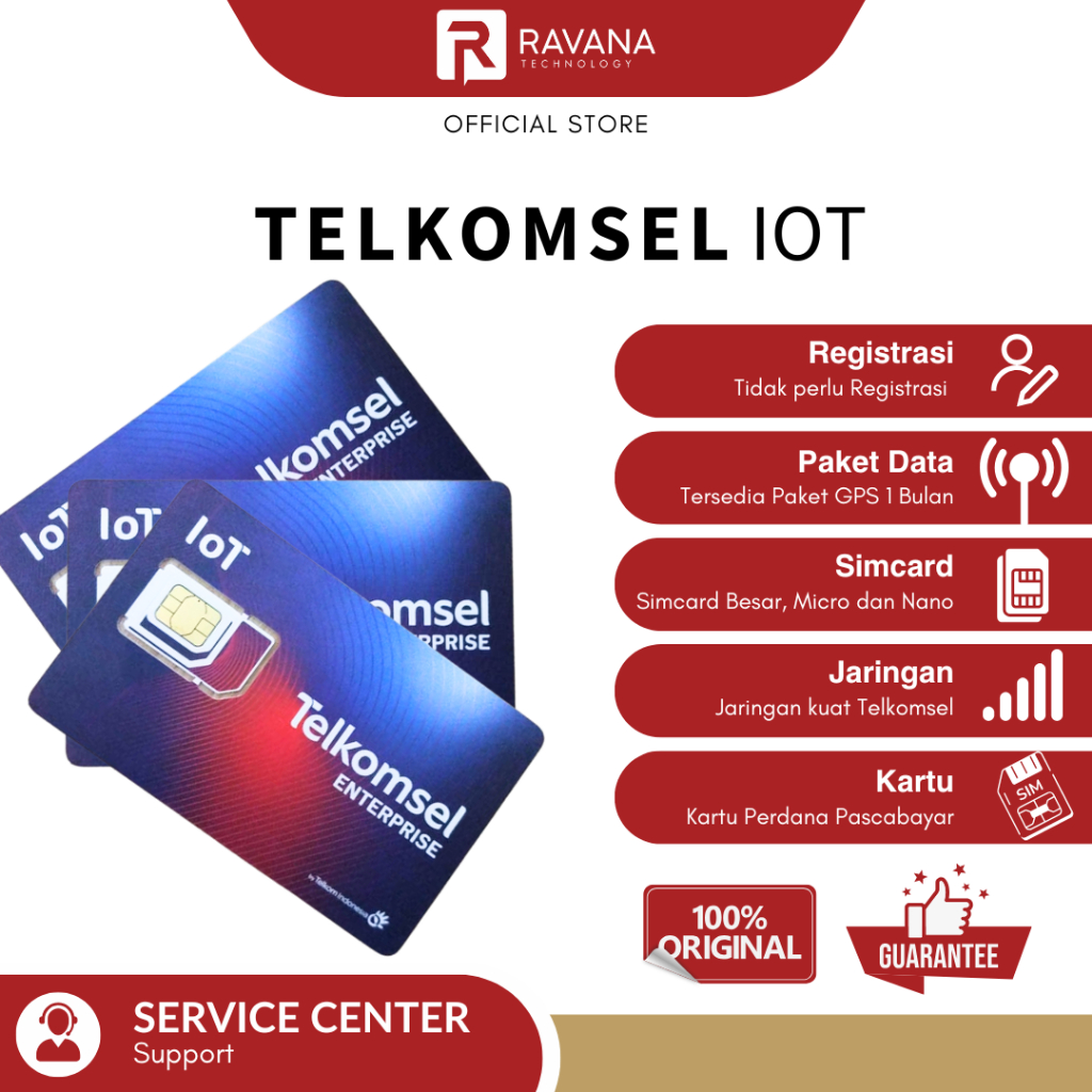 GPS Tracker SimCard Telkomsel IOT