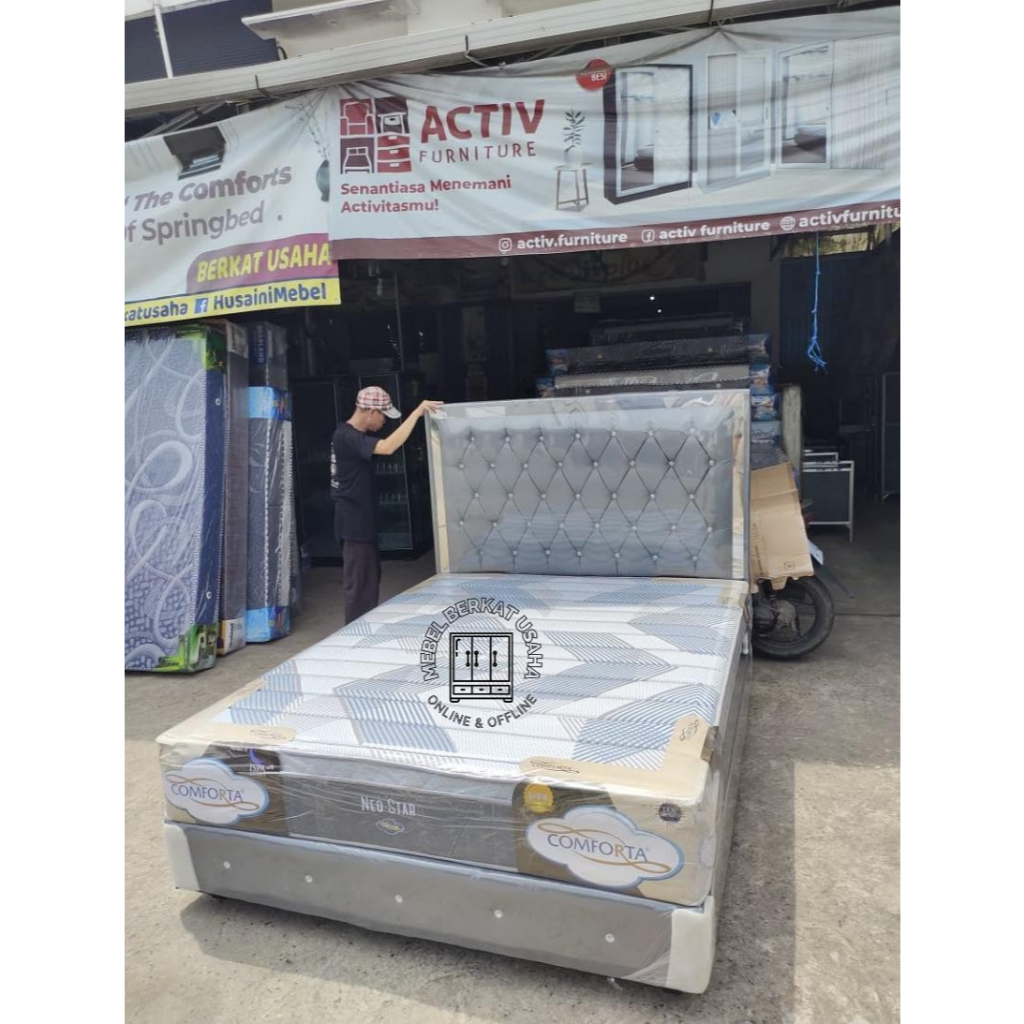Kasur Springbed Comforta Neo Star 1set Dipan