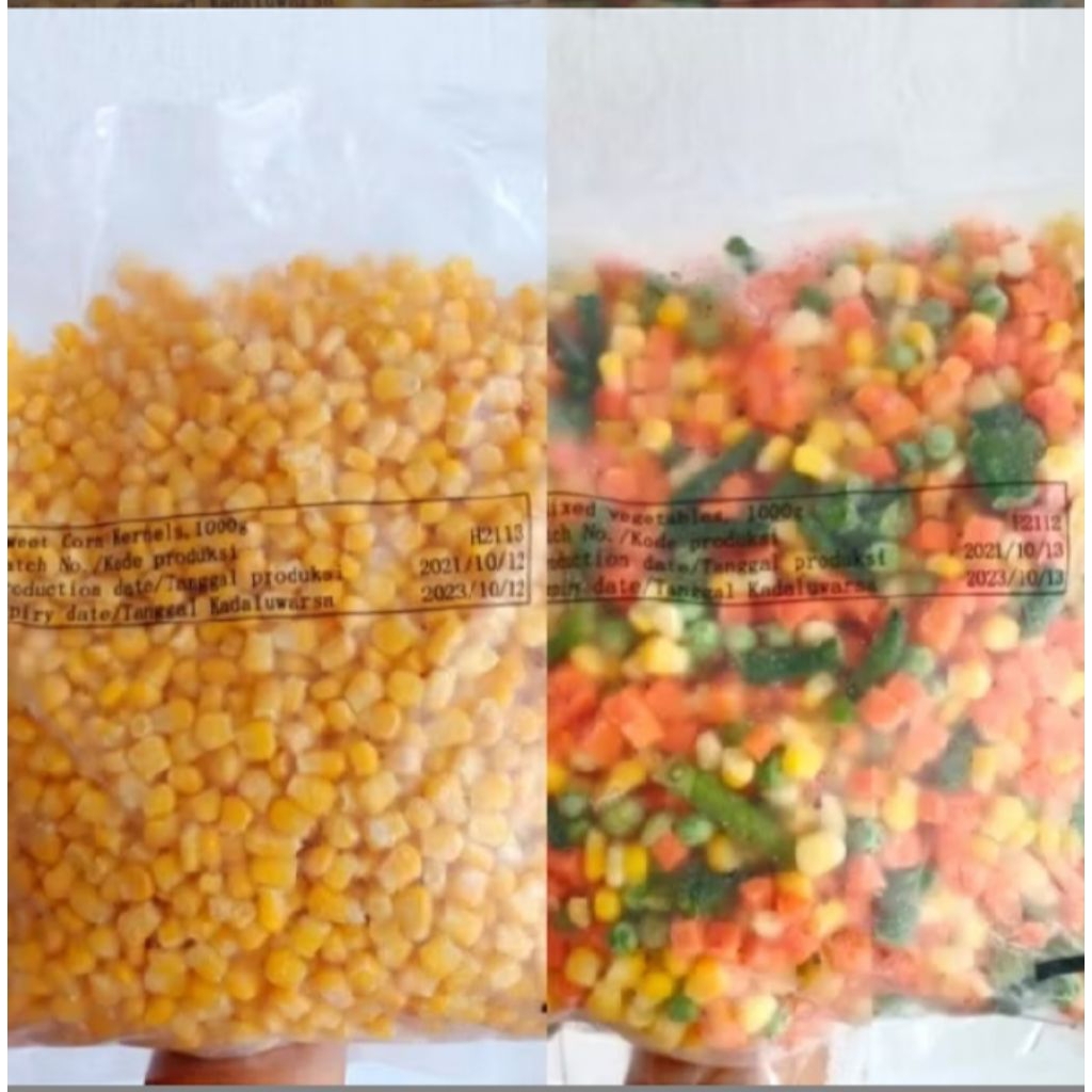 

mixed vegetable dan jagung pipil aviko 1 kg