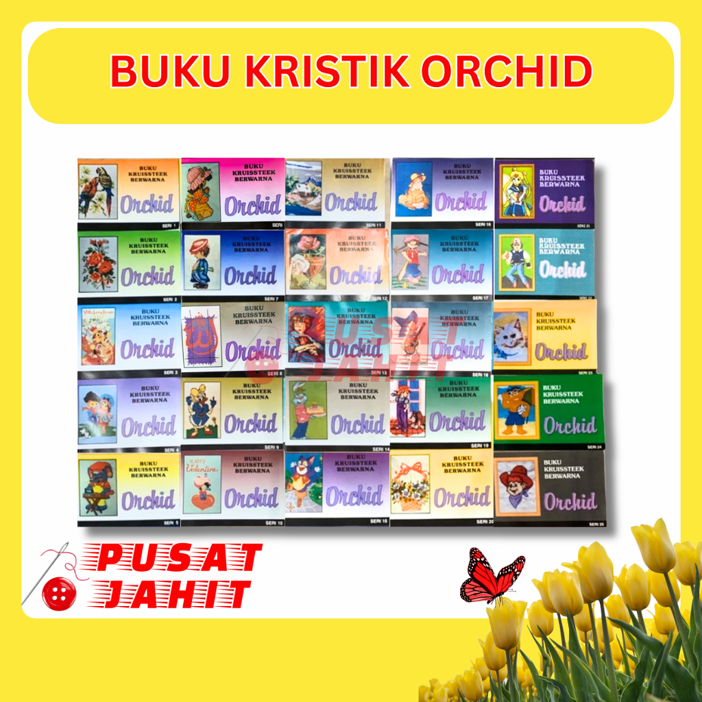 BUKU KRISTIK / BUKU SULAM ORCHID