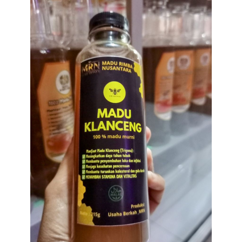 

Madu KLANCENG (Trigona) Asli Murni 100% tanpa campuran|Madu klutut asam segar