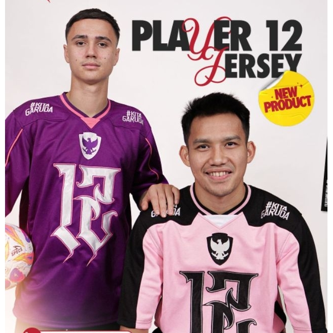 Timnas Indonesia Jersey Player 12
