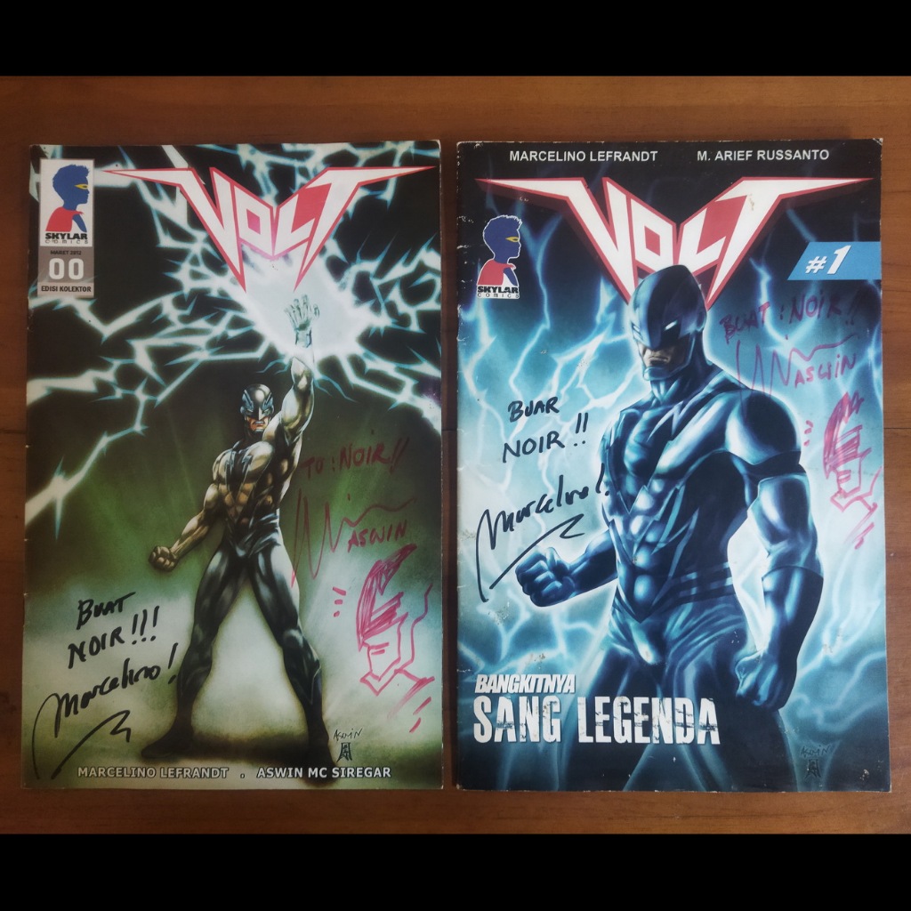 Komik Volt Edisi Kolektor 00 & Volt Vol. 01 Bangkitnya Sang Legenda + Eksklusif Tanda Tangan Kreator