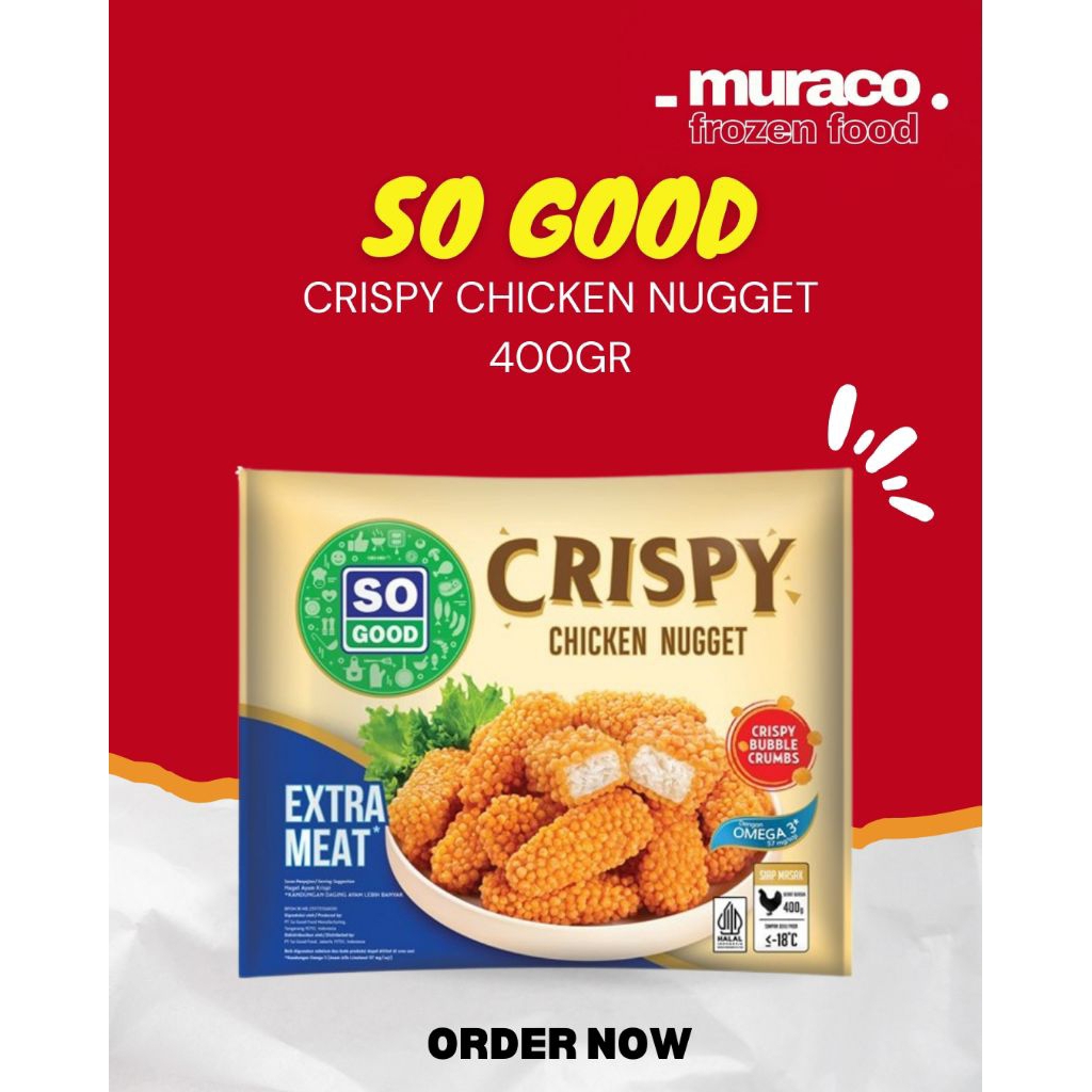 

So Good Crispy Chicken Nugget 400gr