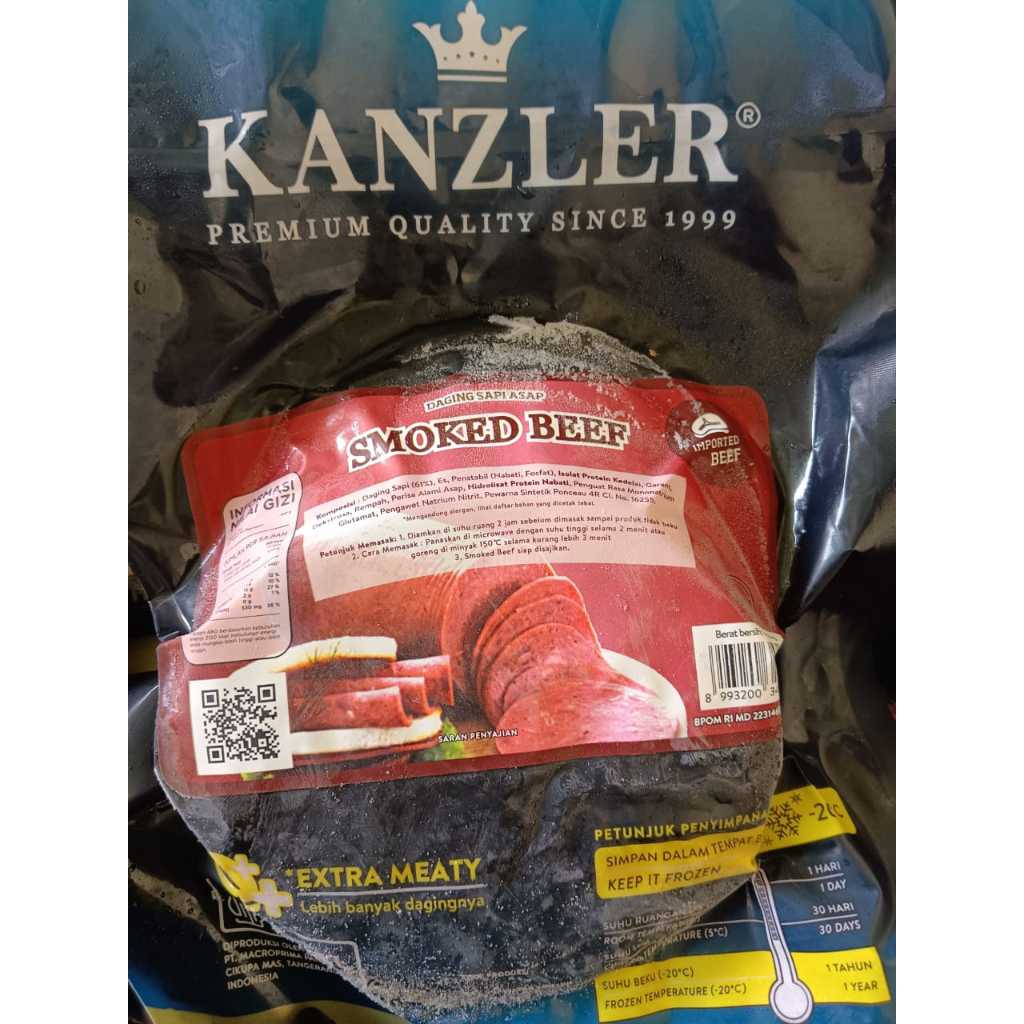 

Kanzler Smoked Beef 250g Isi 12 Pcs