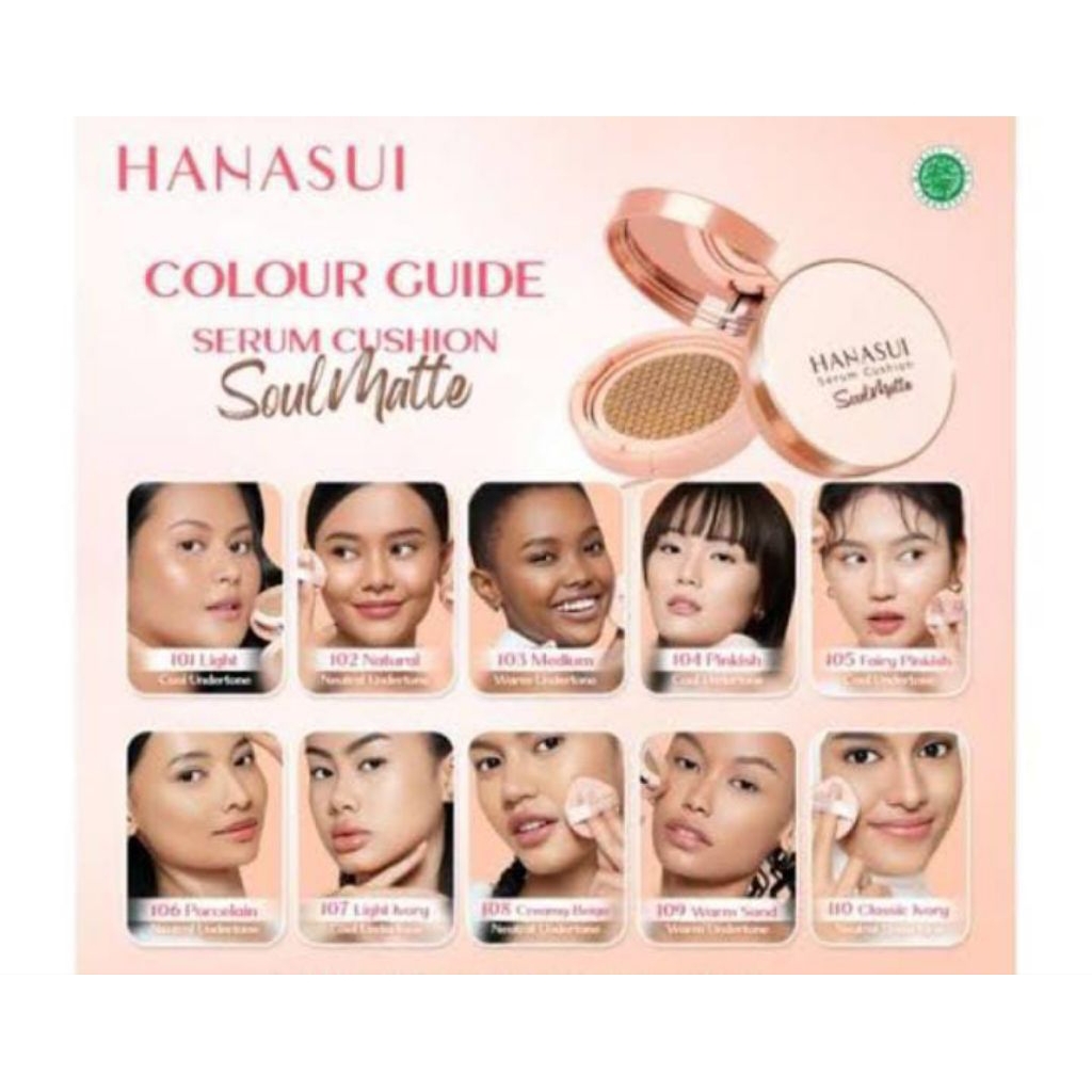 HANASUI SERUM CUSHION/SETTING POWDER/POWDER FOUNDATION/PORELESS PRIMER.