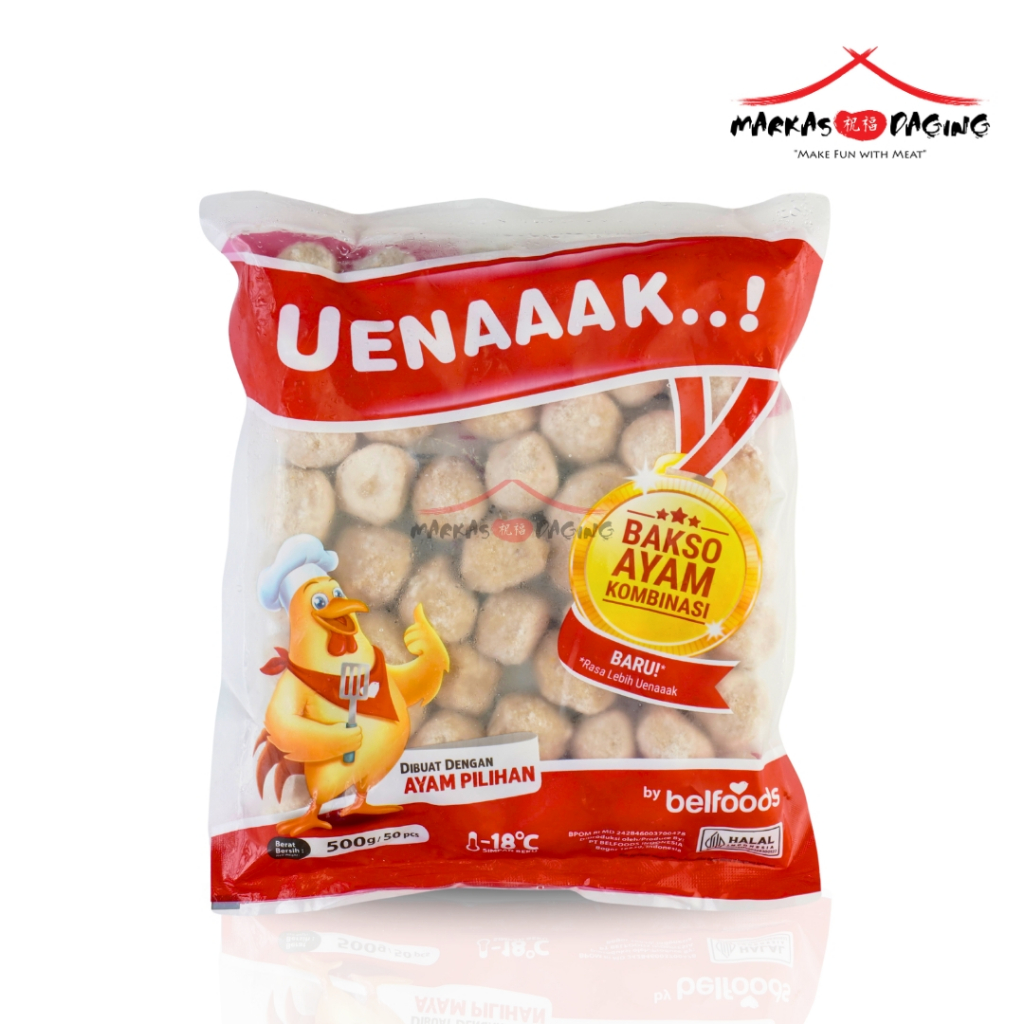 

Belfoods UENAAAK BAKSO AYAM UMM 500gr - Markasdaging