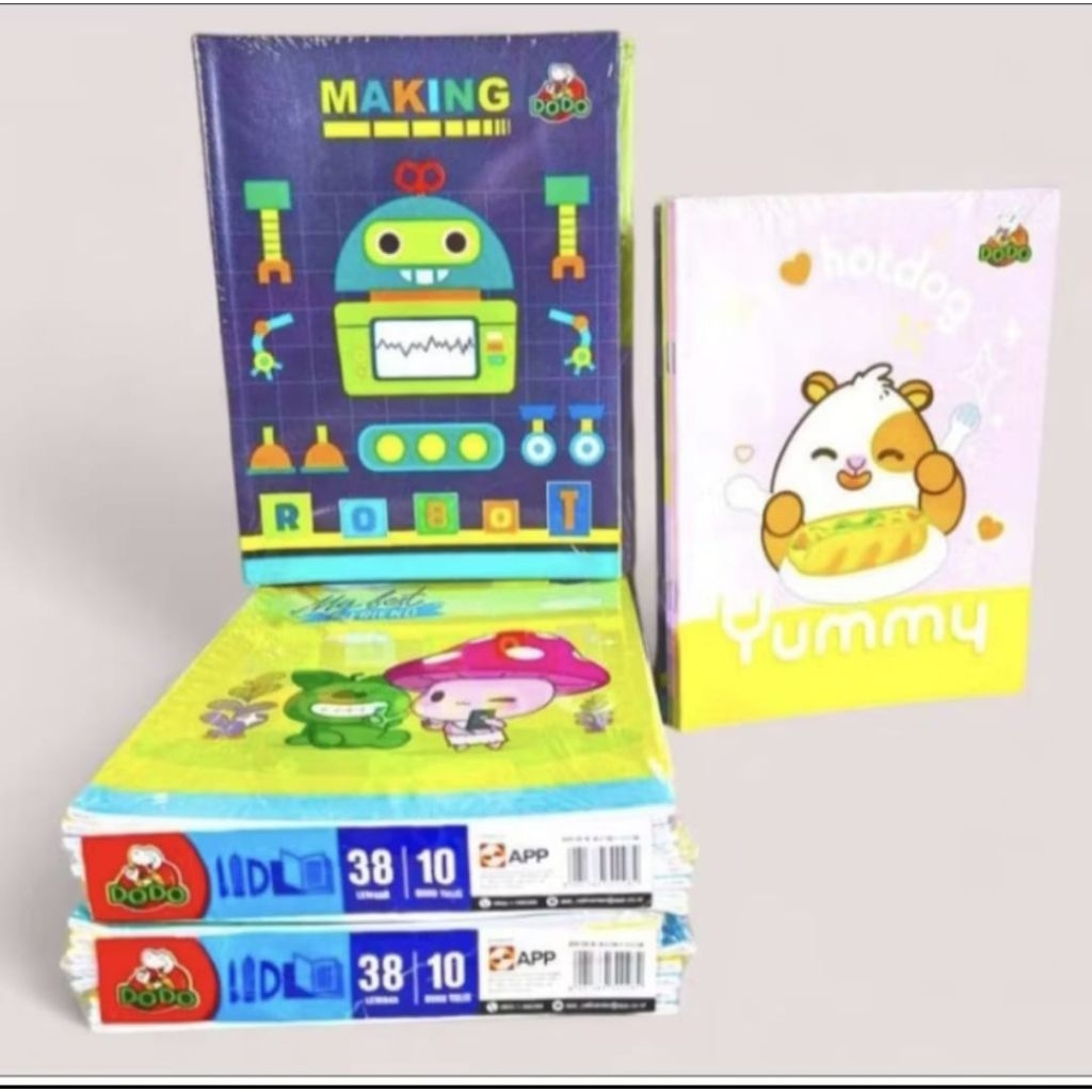 

Buku Dodo by Sido (orginal) 38 lembar (1 pack 10 buku)