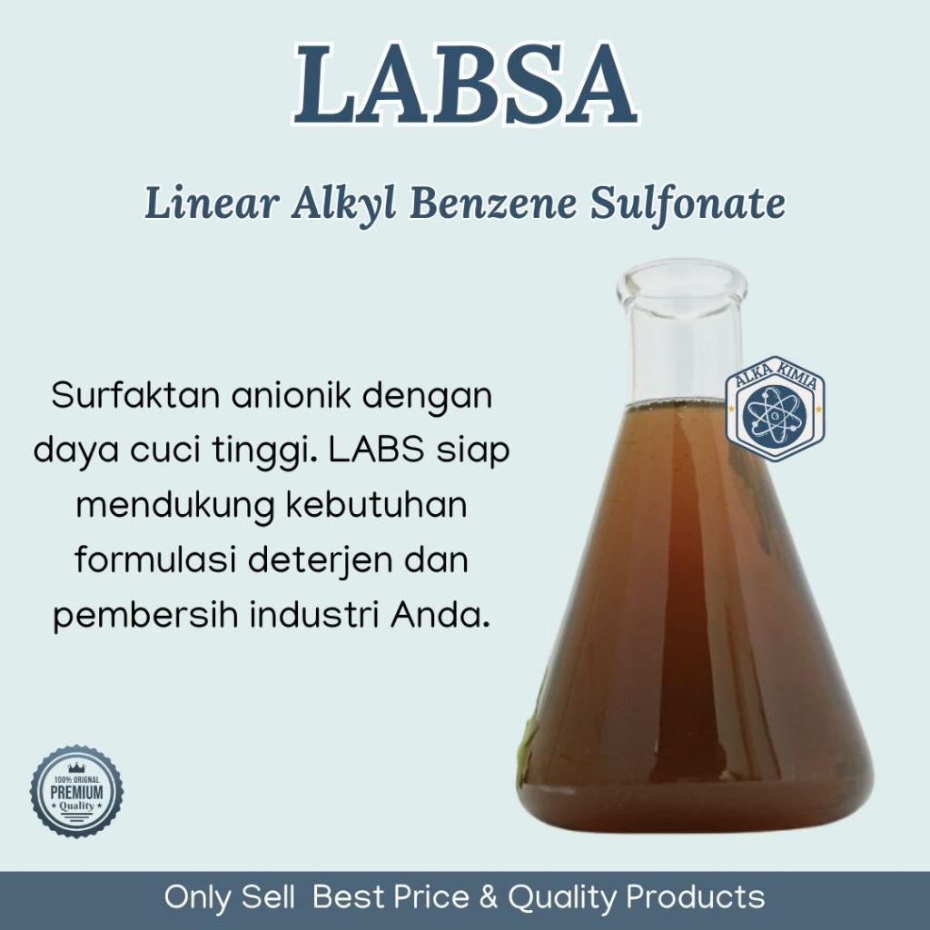 Ready LABSA Bahan Sabun / Linear Alkul Benzene Sulfonate 100gr