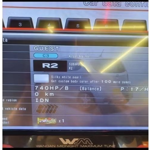 Banapassport Wangan Midnight Maximum Tune 6RR Data Fulltune Ticket WMMT6RR