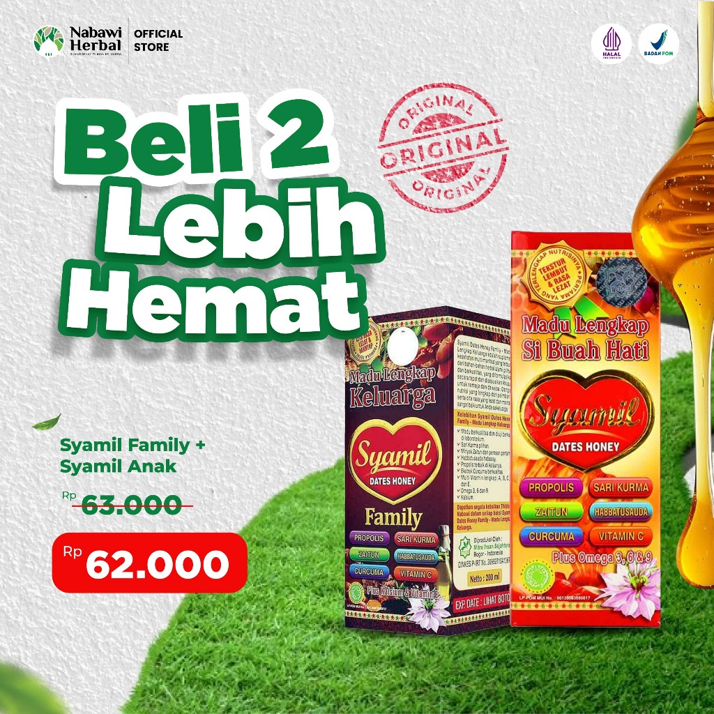 

BELI 2 LEBIH HEMAT - Syamil Family Dan Anak Madu Keluarga - Madu Sehat Keluarga