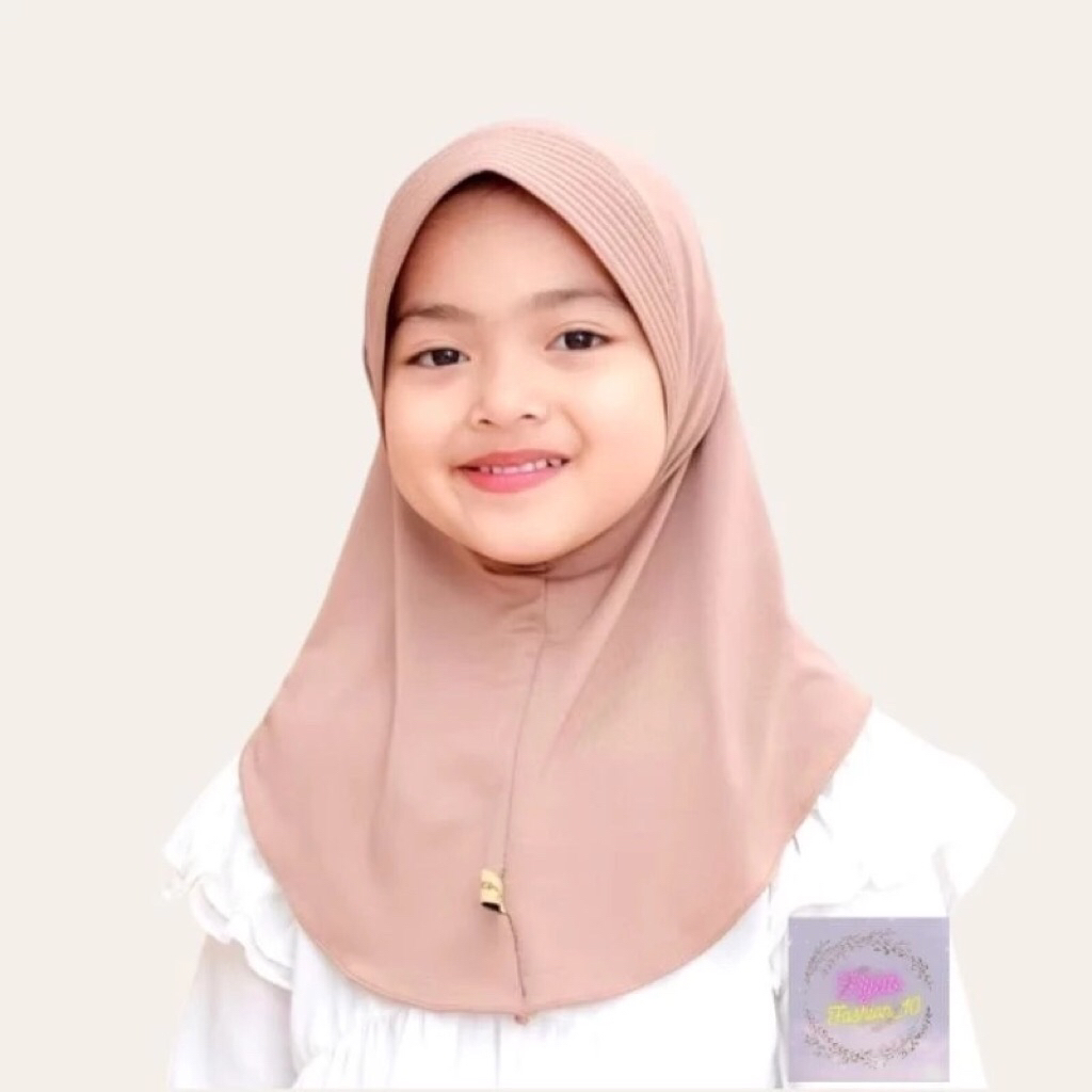 Jilbab Instan anak Jilbab Anak Instan umur 2-7 tahun