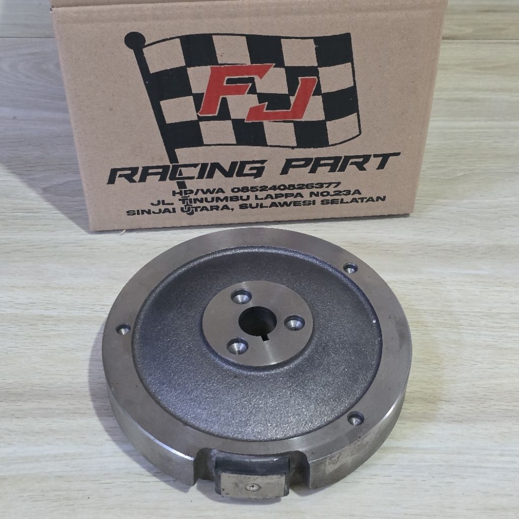 roda gila mesin 500cc flywheel 500cc motoyama , ryu ,yasuka