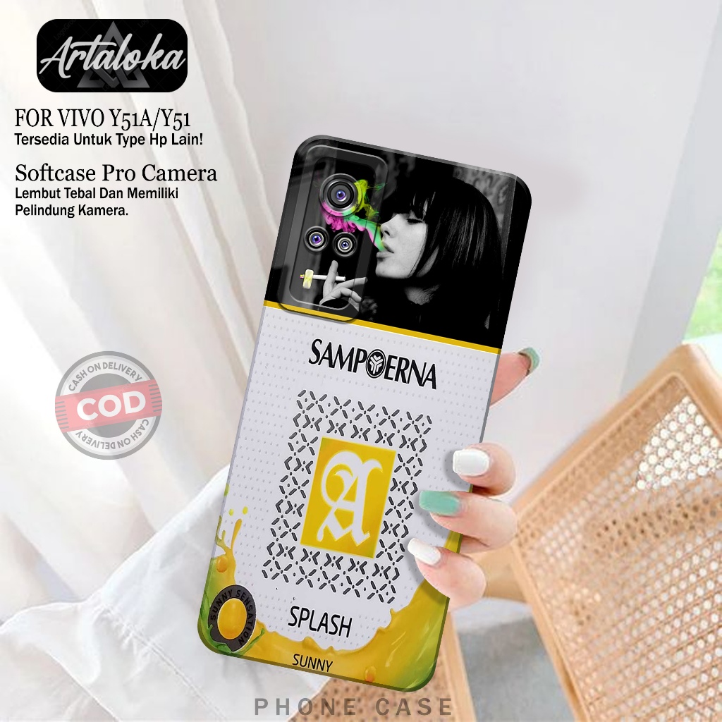 Softcase Hp VIVO Y51A/Y51 Fashion Case RK Case VIVO Y51A/Y51 Silikon TPU Pro Camera Casing VIVO Y51A