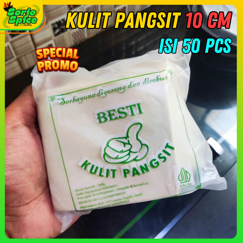 

Kulit Pangsit 10cm isi 50 Lembar Lezat Bikin Nagih Langganan