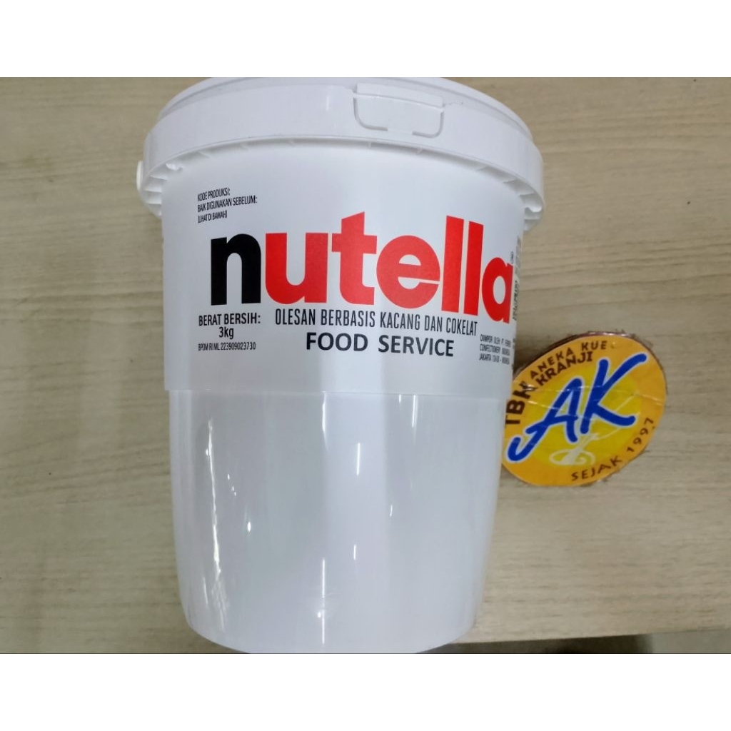 

NUTELLA 3KG SELAI NUTELLA EMBER 3KG