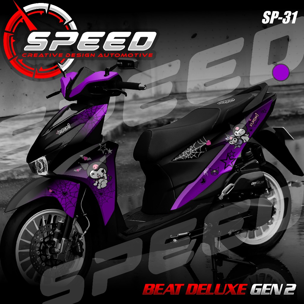 (PROMO COD) TERBARU Decal Sticker Honda Beat CBS STREET Smart Key Remote Full body - Stiker Skotlet 