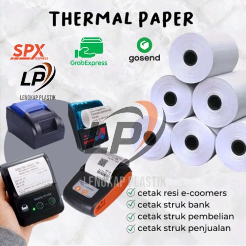 

( Per 1 Pack ) Kertas Thermal Struk Kasir / PAPER ROLL / TERMAL EDC / THERMAL PRINTER MINI BLUETOOTH