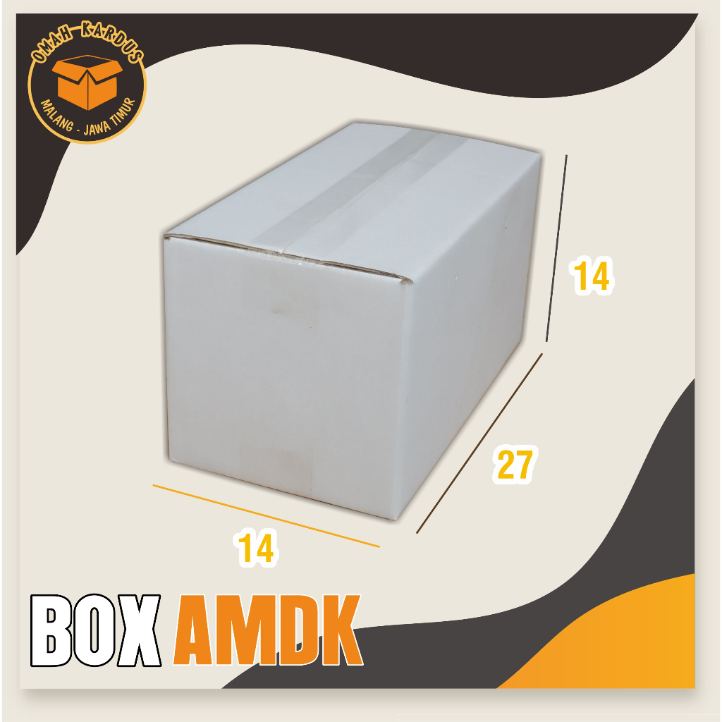 

Box Amdk Putih (120MLx24) 27x14x14 cm | box packing | kardus packing | kardus box air minum dalam kemasan