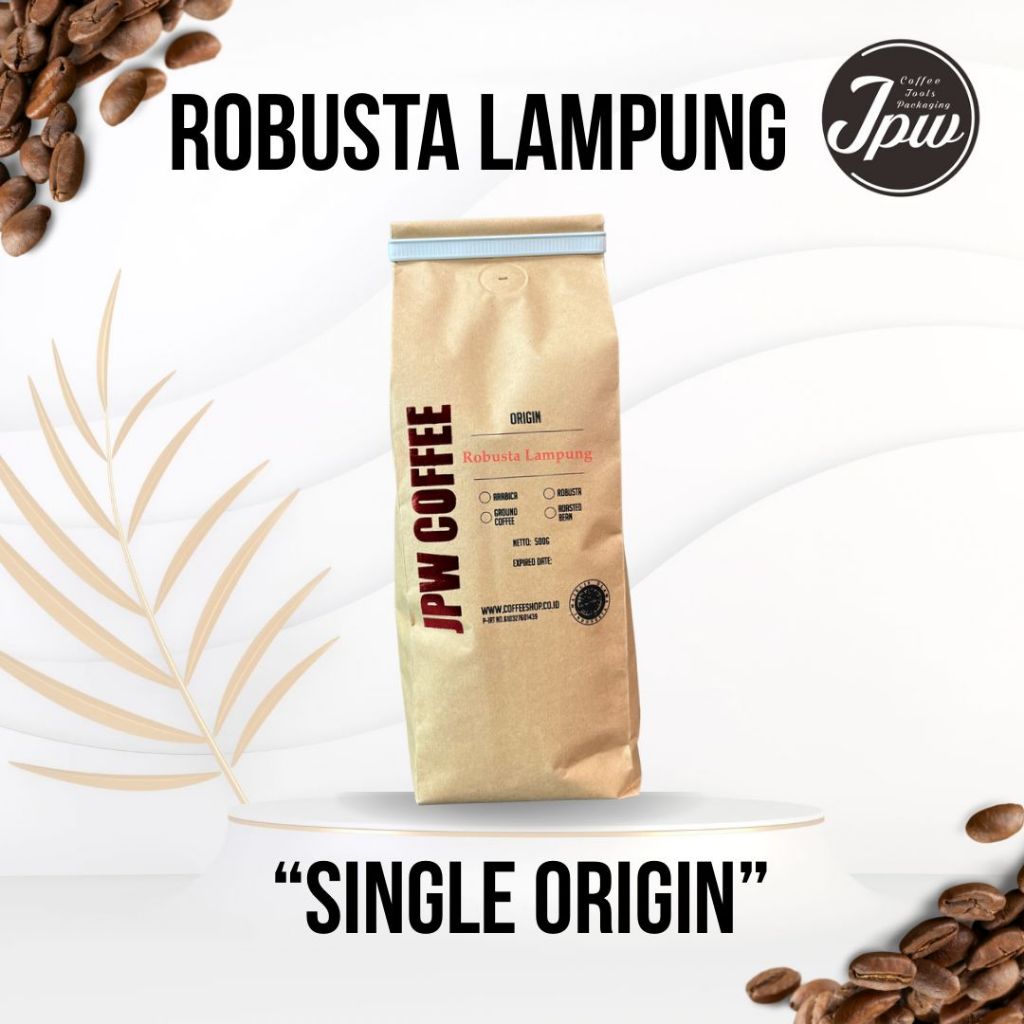 

250gr Robusta Lampung JPW Coffee Robusta - Specialty Grade Coffee