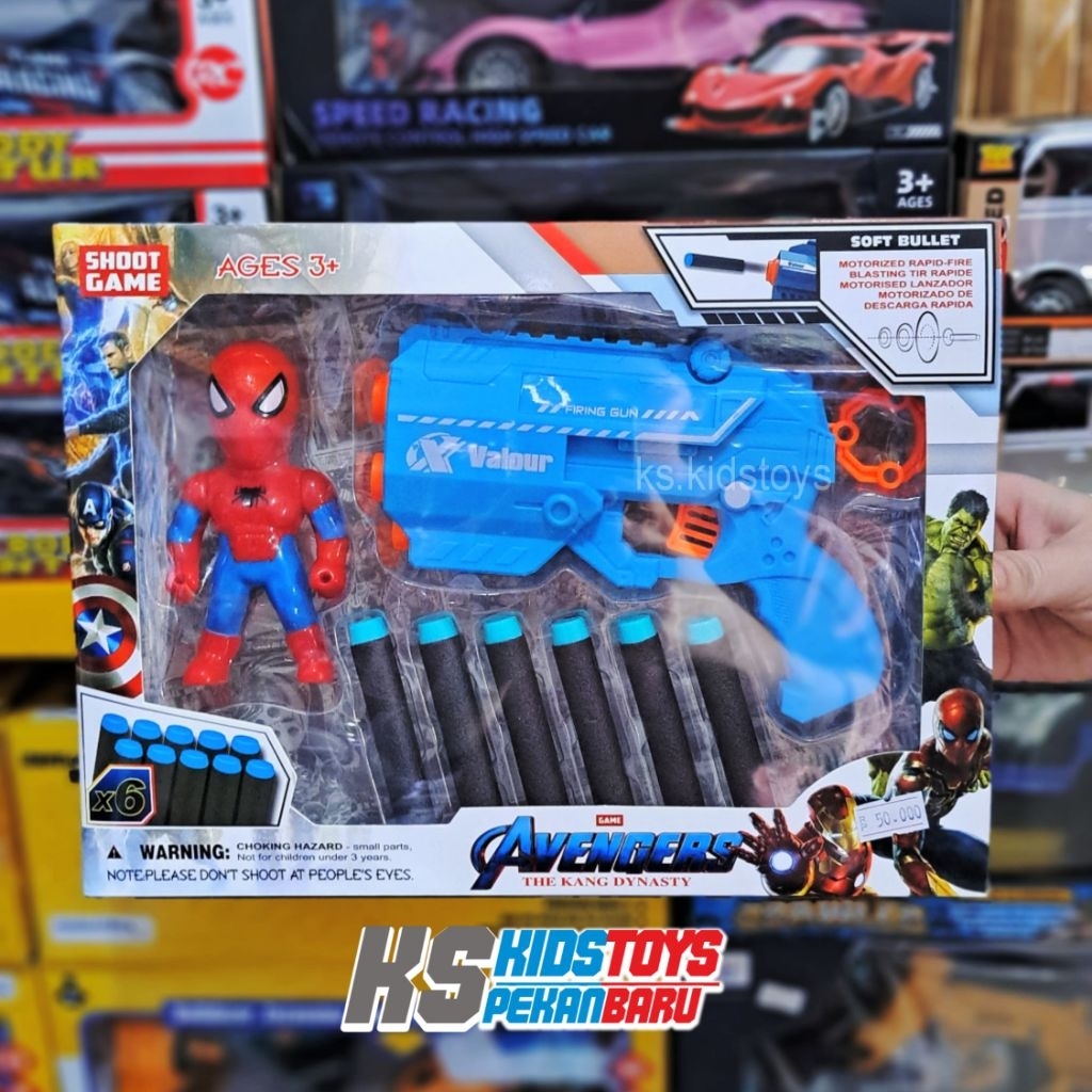 Mainan pistol softgun anak