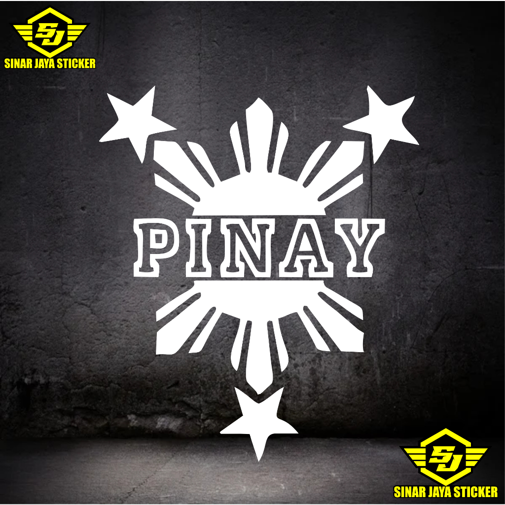 Philippines Sun and Stars Pinay - Girl Filipino Car Vinyl Decal Sticker 10537 | eBay