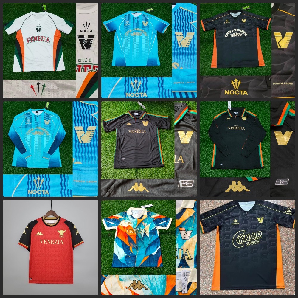 VENEZIA HOME AWAY 3RD 4TH JERSEY BAJU BOLA LONG SLEEVE 2022/2023 2024/2025 GRADE ORI IMPORT JUMBO XX