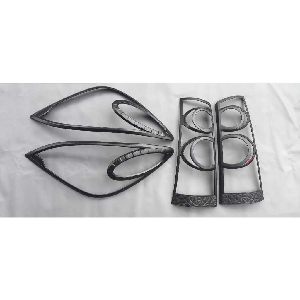 Garnish Lampu Depan Belakang Mobil Avanza Xenia 2007 - 2011 Vvti Hitam