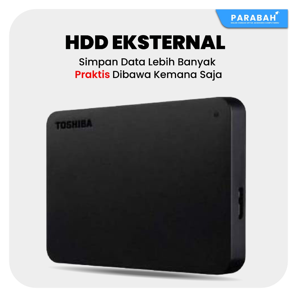 Toshiba Harddisk Eksternal 320GB Original Hardisk Eksternal Hard Drive Toshiba Canvio