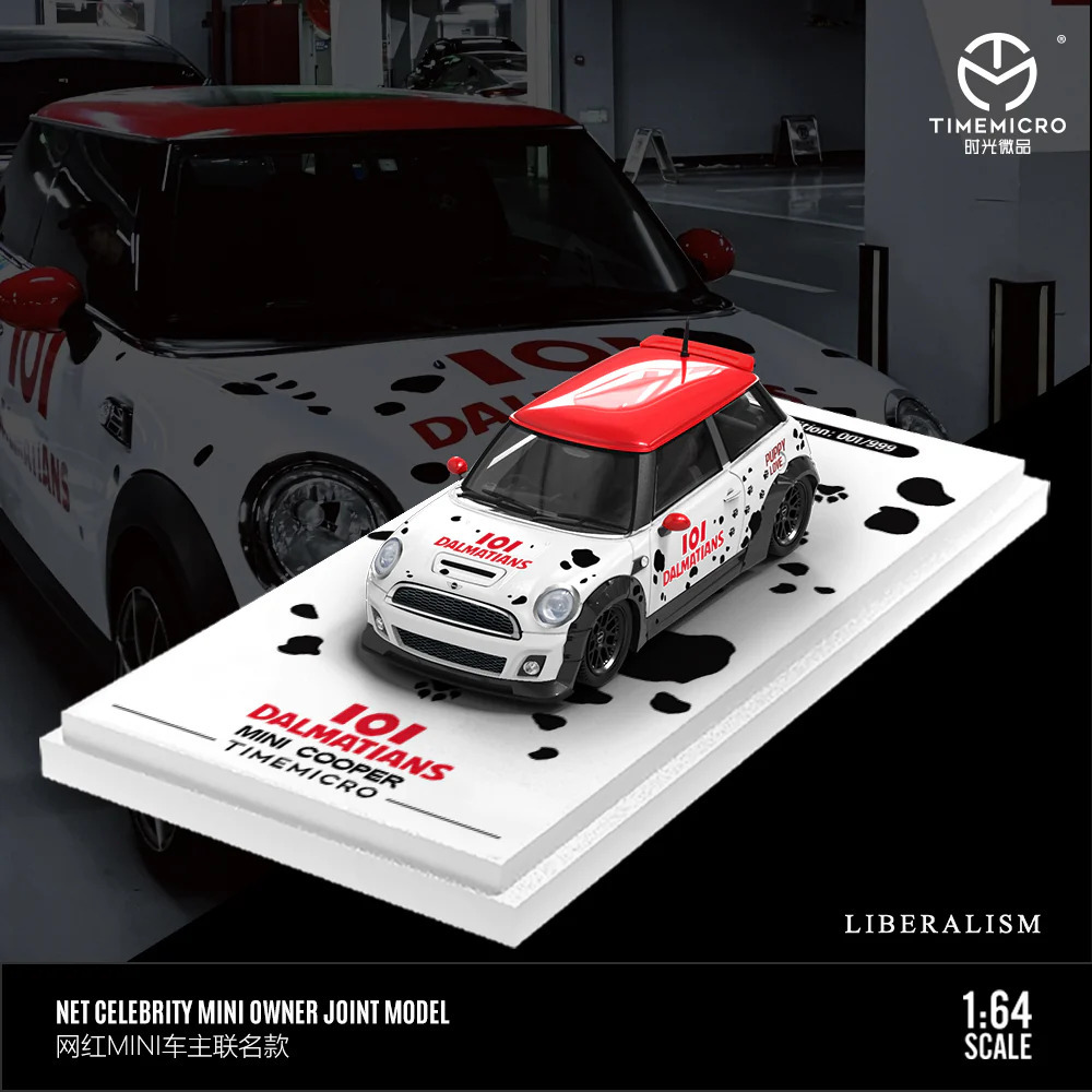 Time Micro 1:64 BMW MINI COOPER IOI DALMATIANS Livery