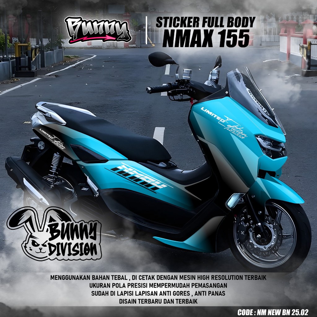 (COD) TERBARU Decal Sticker Motor Yamaha Nmax 155 New 2020 2021 2022 2023 2024 Full body - Stiker Sk